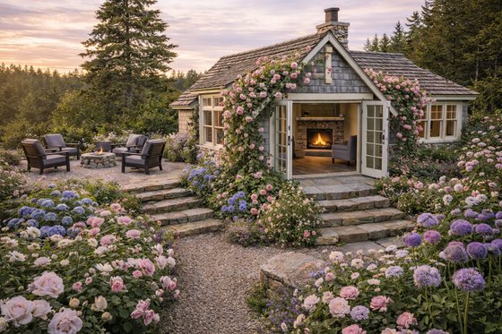 Exterior - Front Elevation 4 for Cottage House Plan #928-405 - 1 bed, 1 bath