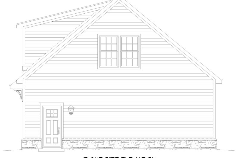 Home Plan - Exterior - Other Elevation 1 for Country House Plan #932-374, 0 bath