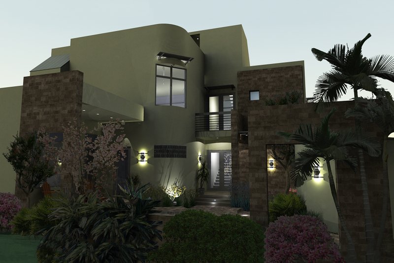 Dream House Plan - Exterior - Front Elevation 3 for Modern House Plan #120-169 - 3 bed, 3.5 bath