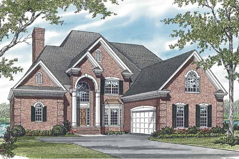 Home Plan - Exterior - Front Elevation 3 for Traditional House Plan #453-590 - 6 bed, 5 bath
