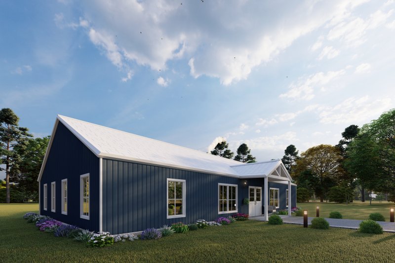Dream House Plan - Exterior - Other Elevation for Barndominium House Plan #1107-39 - 4 bed, 3 bath
