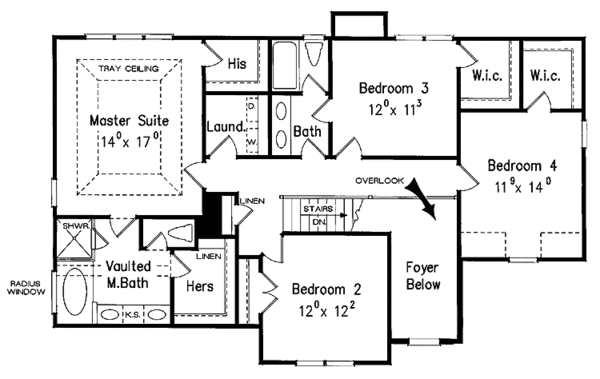 Architectural House Design - Country Floor Plan - Upper Floor Plan #927-808