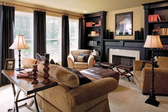 Interior - Family Room 1 for Country House Plan #927-164 - 4 bed, 3 bath