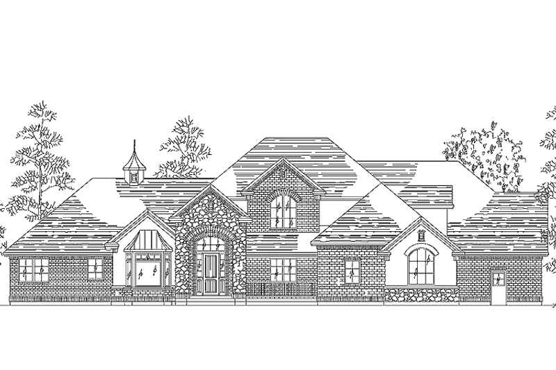 Home Plan - Exterior - Front Elevation 3 for Country House Plan #945-61 - 6 bed, 4.5 bath