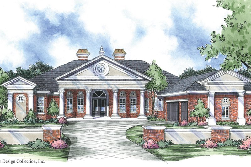 Dream House Plan - Classical Exterior - Front Elevation Plan #930-302
