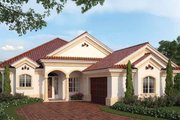 Mediterranean Style House Plan - 3 Beds 2.5 Baths 2576 Sq/Ft Plan #938-24 