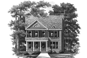 Colonial Style House Plan - 3 Beds 2.5 Baths 2280 Sq/Ft Plan #927-757 