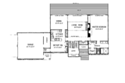 Contemporary Style House Plan - 5 Beds 4.5 Baths 3102 Sq/Ft Plan #72-1058 Floor 