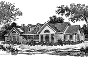 Country Style House Plan - 3 Beds 2 Baths 2053 Sq/Ft Plan #929-61 