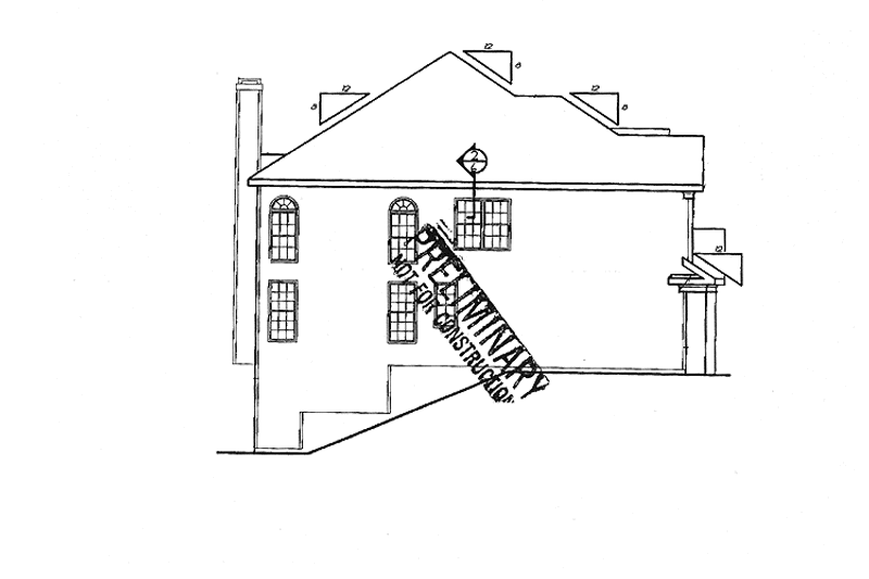 Architectural House Design - Exterior - Other Elevation for Colonial House Plan #927-630 - 4 bed, 2.5 bath