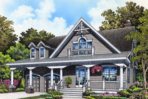 Ranch Exterior - Front Elevation Plan #929-994