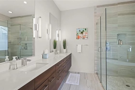 Interior - Master Bathroom for Contemporary House Plan #548-39 - 3 bed, 3.5 bath