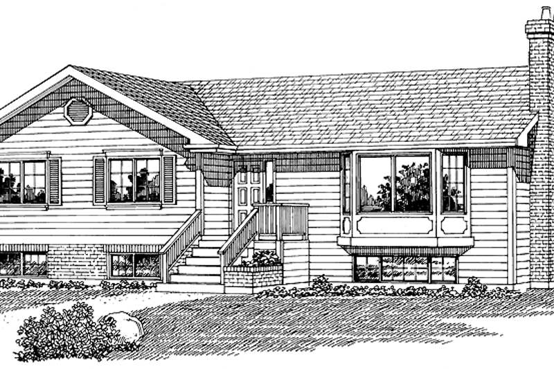 Home Plan - Colonial Exterior - Front Elevation Plan #47-794
