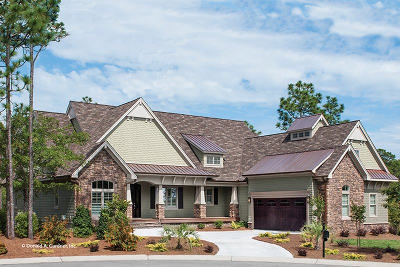 Home Plan - Exterior - Front Elevation 5 for Craftsman House Plan #929-905 - 4 bed, 4 bath