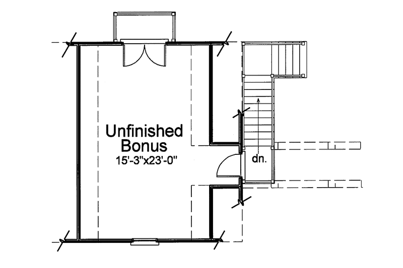 Dream House Plan - Floor Plan - Other Floor 1 for Colonial House Plan #429-202 - 4 bed, 3 bath