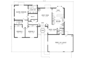 Adobe / Southwestern Style House Plan - 3 Beds 2 Baths 2019 Sq/Ft Plan #1-442 