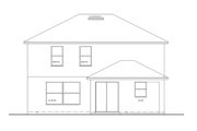 Colonial Style House Plan - 4 Beds 2.5 Baths 1810 Sq/Ft Plan #1058-23 
