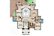 Mediterranean Style House Plan - 5 Beds 5.5 Baths 6197 Sq/Ft Plan #27-392 