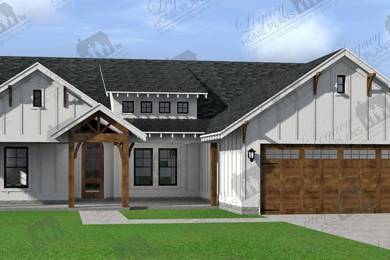 Exterior - Other Elevation for Craftsman House Plan #932-275 - 3 bed, 2 bath