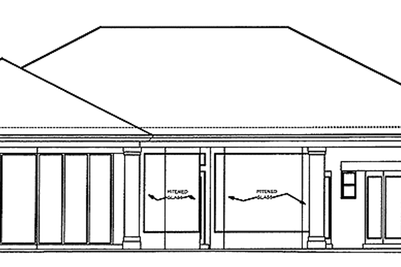 Home Plan - Exterior - Rear Elevation for Mediterranean House Plan #1017-11 - 3 bed, 4 bath