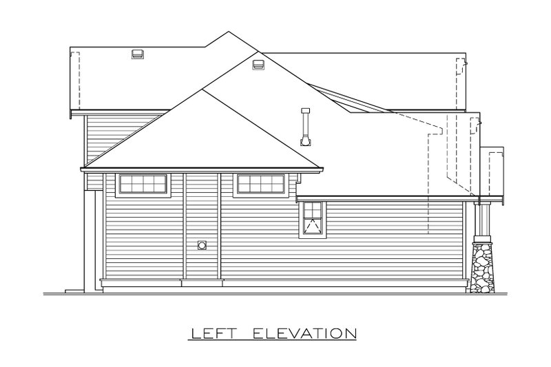 Home Plan - Exterior - Other Elevation for Craftsman House Plan #1100-117 - 3 bed, 2.5 bath