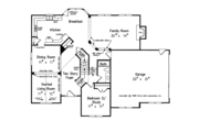 Colonial Style House Plan - 5 Beds 4 Baths 2981 Sq/Ft Plan #927-836 