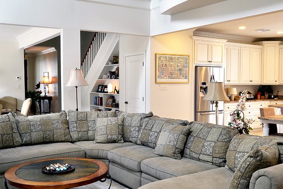 Interior - Family Room 1 for Craftsman House Plan #929-837 - 4 bed, 4 bath