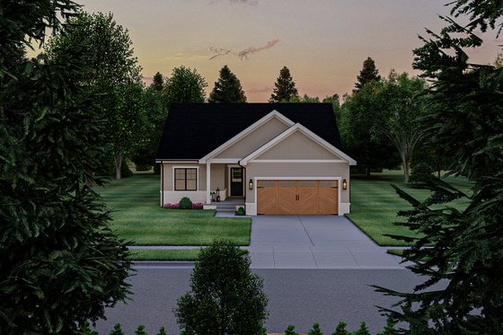 Exterior - Other Elevation 3 for Farmhouse House Plan #455-271 - 2 bed, 2 bath