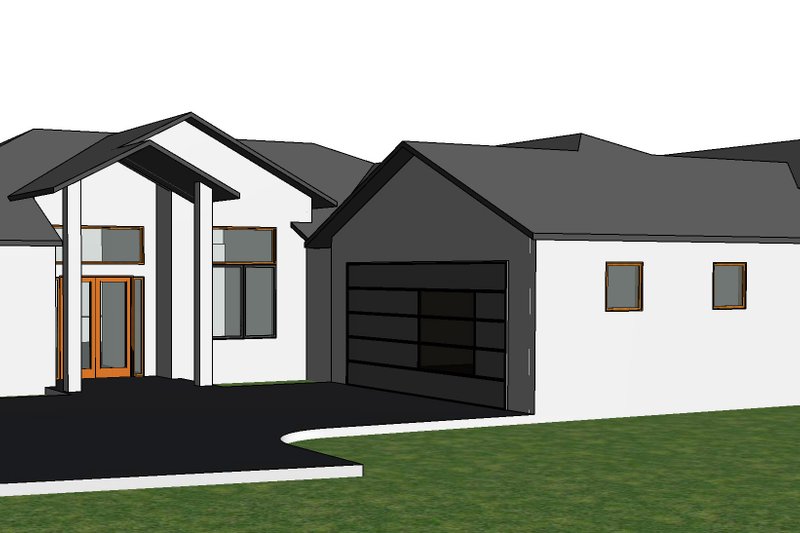 Architectural House Design - Traditional Exterior - Front Elevation Plan #1066-107