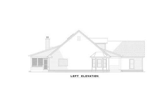 Exterior - Other Elevation for Farmhouse House Plan #17-454 - 4 bed, 3.5 bath