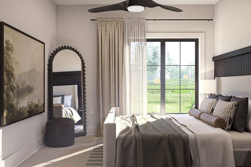Home Plan - Interior - Bedroom 1 for Barndominium House Plan #455-508 - 2 bed, 2.5 bath