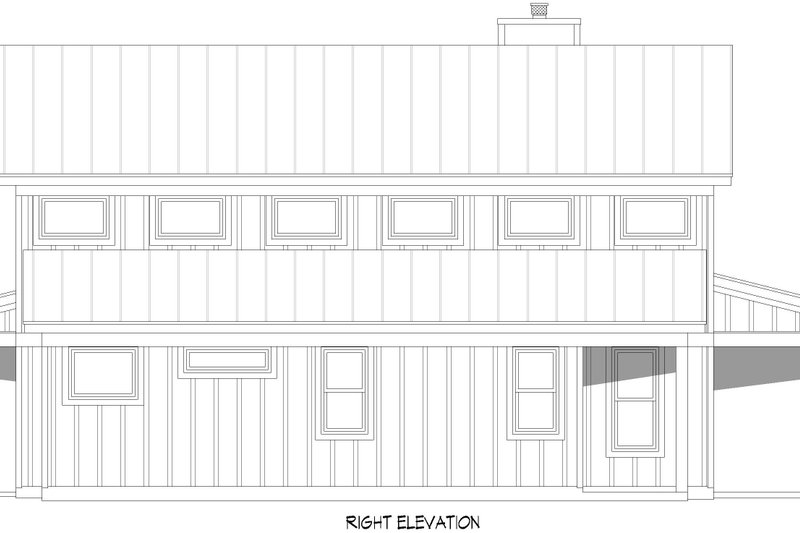 Home Plan - Exterior - Other Elevation 1 for Barndominium House Plan #932-1144 - 3 bed, 2 bath