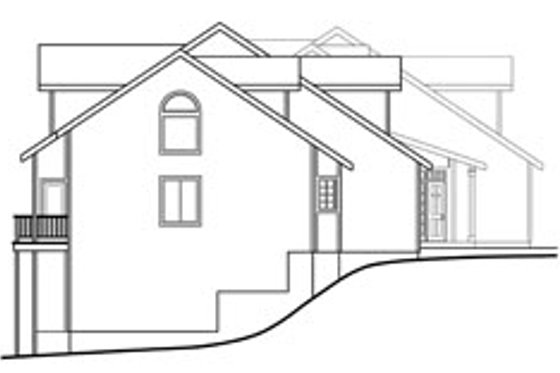 Exterior - Other Elevation for Traditional House Plan #124-810 - 6 bed, 4 bath