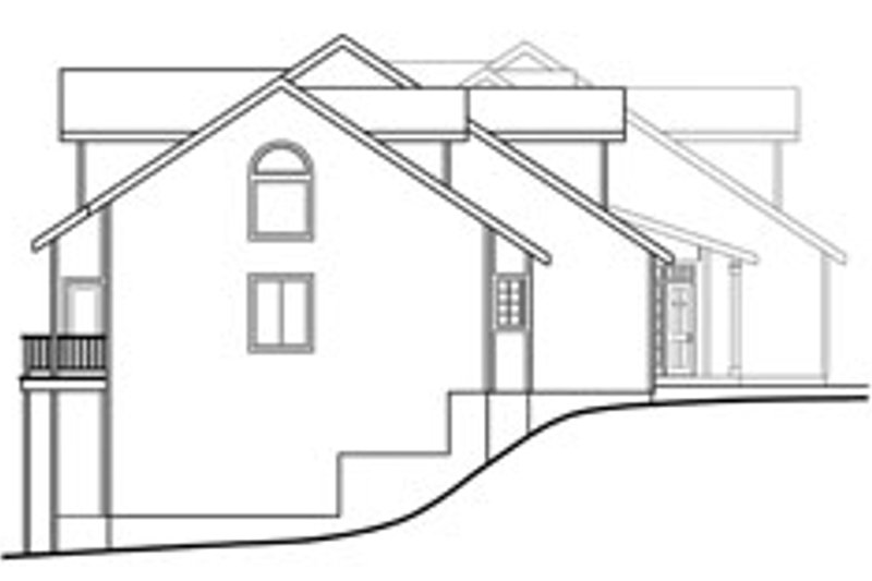 Home Plan - Exterior - Other Elevation for Traditional House Plan #124-810 - 6 bed, 4 bath