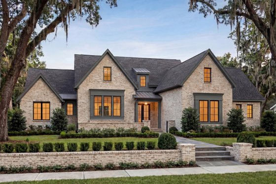 Exterior - Front Elevation for Cottage House Plan #430-263 - 3 bed, 2.5 bath