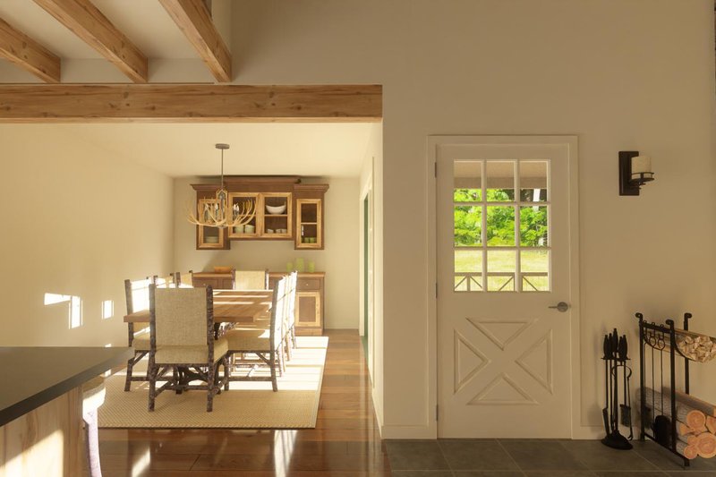 House Design - Interior - Dining Room for Barndominium House Plan #1099-9 - 2 bed, 3 bath