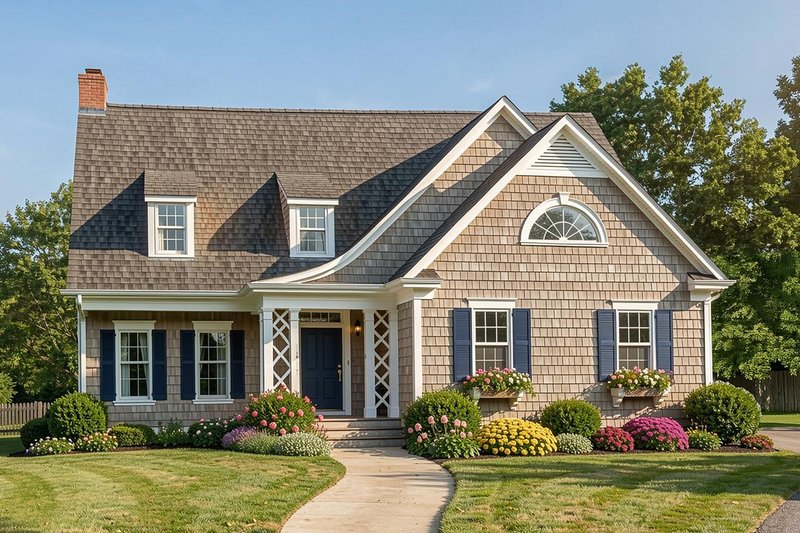 Dream House Plan - Colonial Photo Plan #137-317