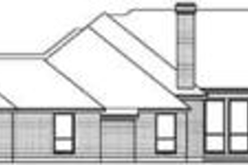 Dream House Plan - Exterior - Rear Elevation for Traditional House Plan #84-185 - 5 bed, 3 bath