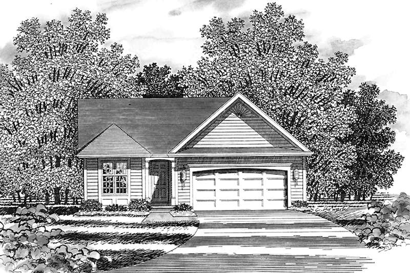 Home Plan - Craftsman Exterior - Front Elevation Plan #316-242