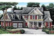 Colonial Style House Plan - 5 Beds 4 Baths 2594 Sq/Ft Plan #927-866 