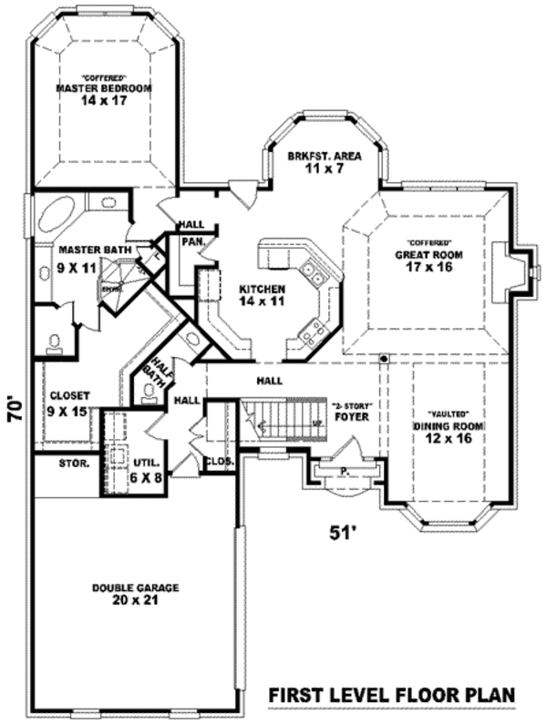 European Floor Plan - Main Floor Plan #81-923