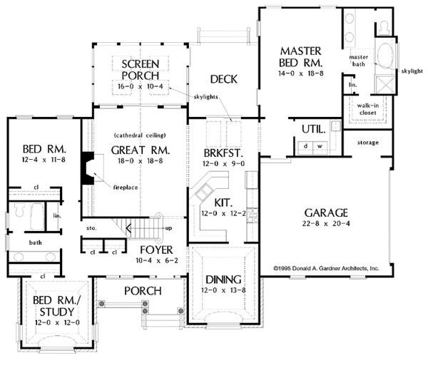 Home Plan - Traditional Floor Plan - Main Floor Plan #929-379