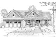 Country Style House Plan - 3 Beds 2 Baths 1577 Sq/Ft Plan #46-892 