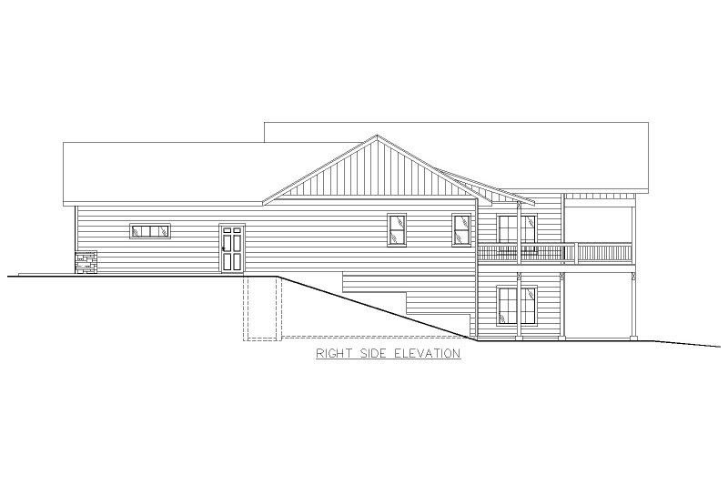 Dream House Plan - Exterior - Other Elevation 1 for Farmhouse House Plan #117-1029 - 2 bed, 2 bath