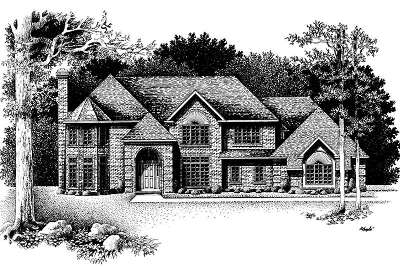 Dream House Plan - Traditional Exterior - Front Elevation Plan #316-229
