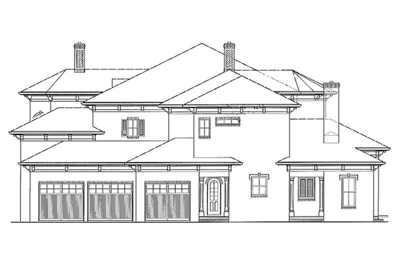 Home Plan - Floor Plan - Other Floor for Mediterranean House Plan #54-284 - 5 bed, 5 bath