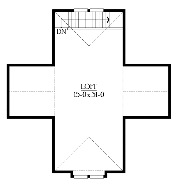 Architectural House Design - Craftsman Floor Plan - Upper Floor Plan #132-285