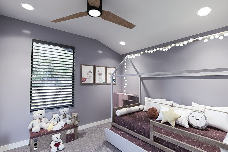 House Blueprint - Interior - Bedroom 1 for Modern House Plan #923-399 - 3 bed, 2 bath