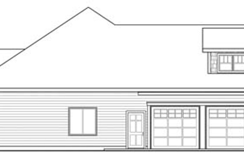 Home Plan - Exterior - Other Elevation for Craftsman House Plan #124-846 - 3 bed, 2.5 bath