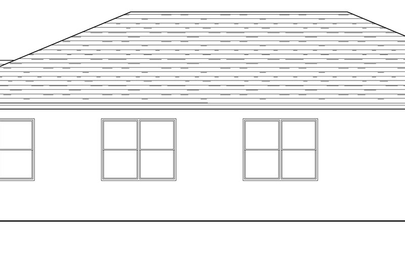 Dream House Plan - Exterior - Other Elevation 1 for Traditional House Plan #1058-242 - 3 bed, 2 bath